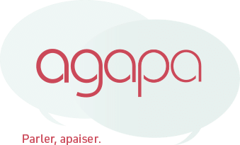 Logo de l'association Agapa qui accompagne les personnes ayant vécu des deuils périnataux